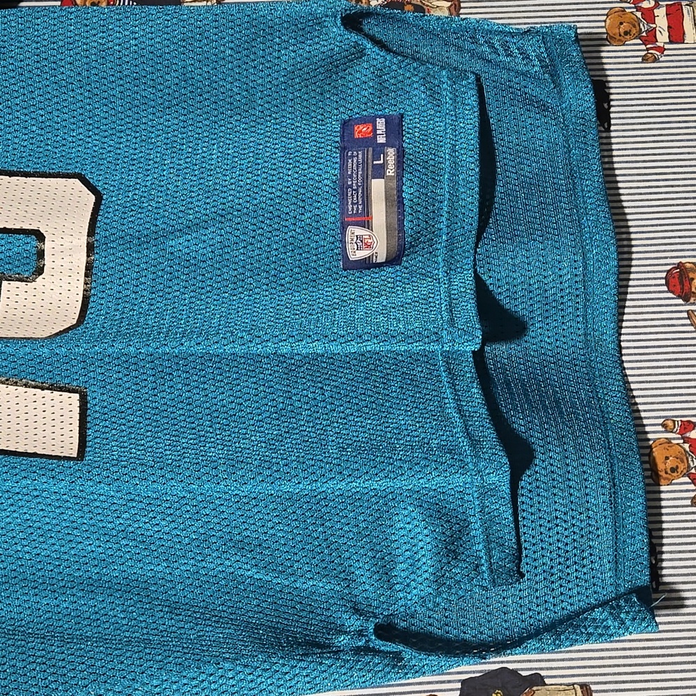 Jacksonville Jaguars Jersey BRITTON #73 Reebok On Field Large 14-16 - Picture 4 of 11